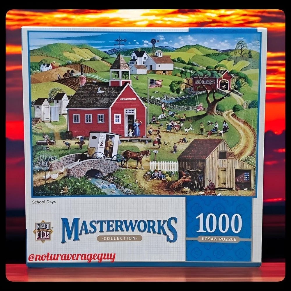 1000pc Wysocki STYLE MASTERWORKS Jigsaw Puzzle  "SCHOOL DAYS"